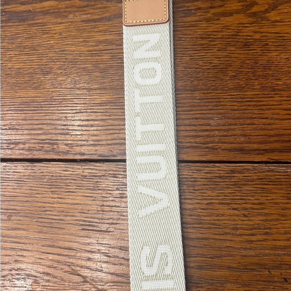 Louis Vuitton Cream and Tan Shoulder Strap
